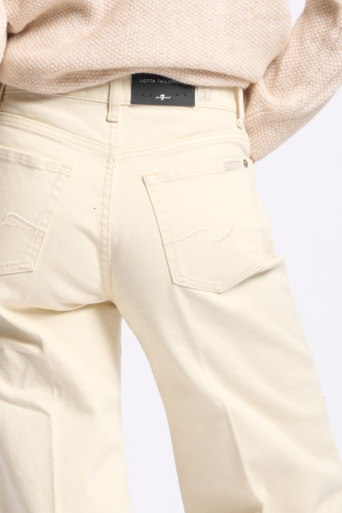 7 for all mankind donna Jeans Lotta Tailorless Moondust Sabbia-4