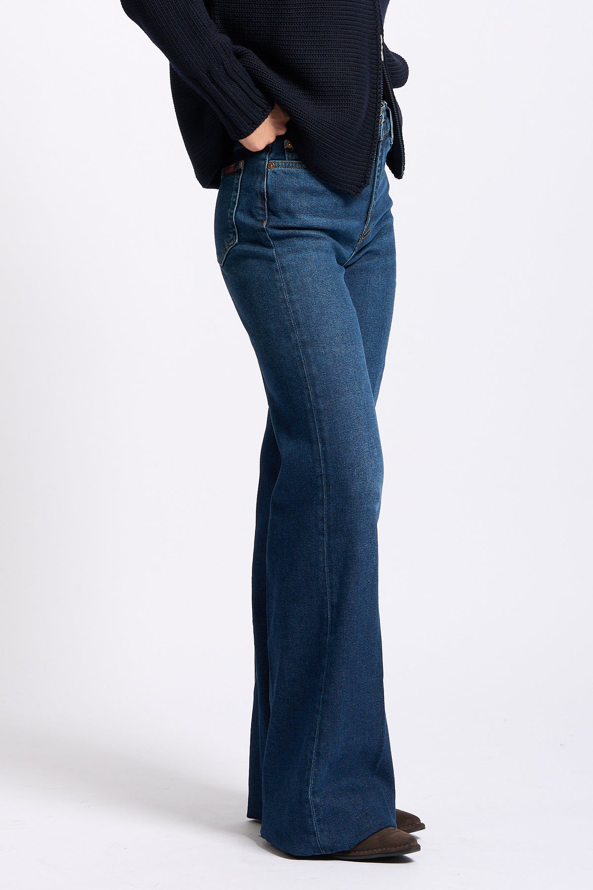 7 For All Mankind Jeans Modern Dojo donna denim Blue Vibe-2