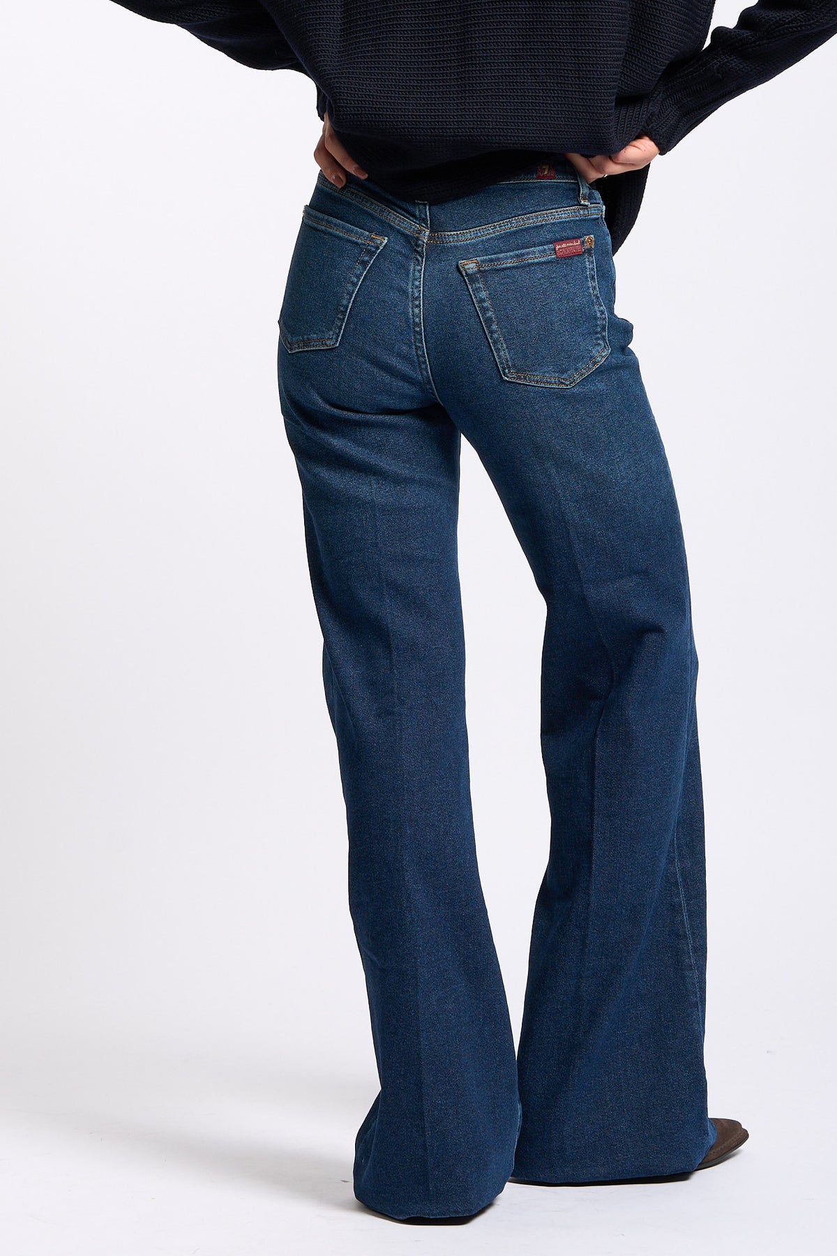 7 For All Mankind Jeans Modern Dojo donna denim Blue Vibe-3