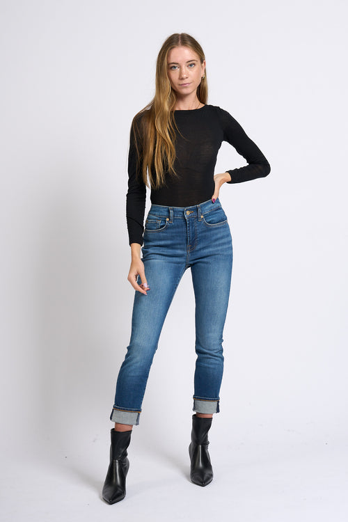 7 for all mankind  Jeans Relaxed Skinny Denim Donna-2