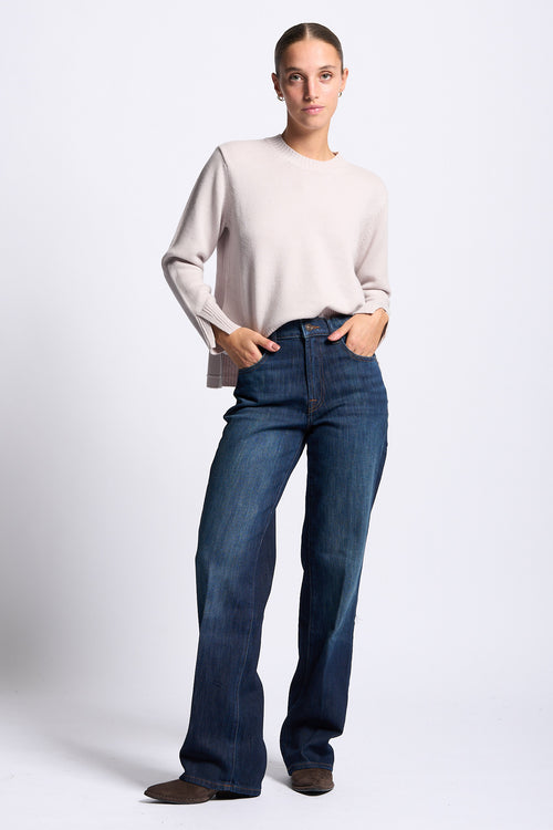 7 for all mankind Jeans Stovepipe Straight donna  blu scuro-2