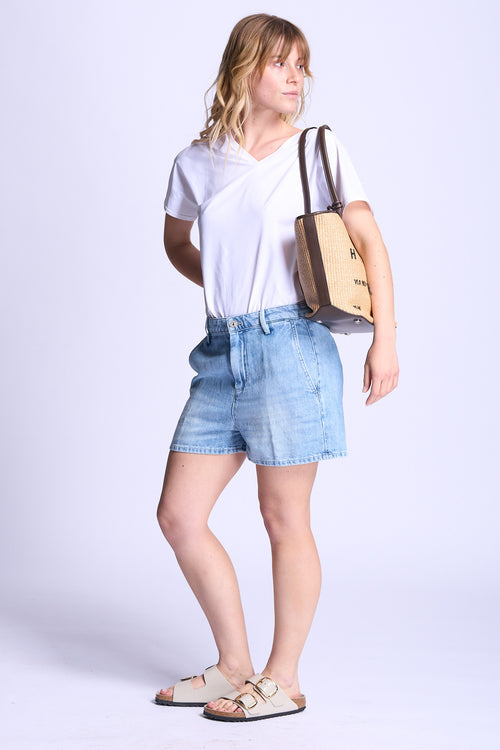 7 for all mankind Shorts Iris Lino e Cotone Donna