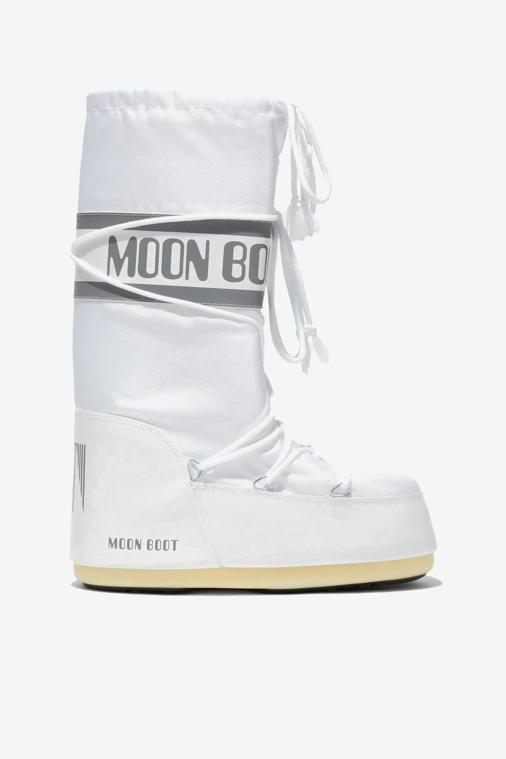 Moon Boot Doposci Icon Nylon imbottiti da donna bianchi-1