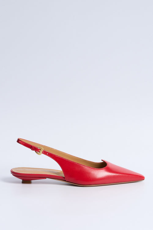 A.bocca Slingback Bassa Rosso Donna