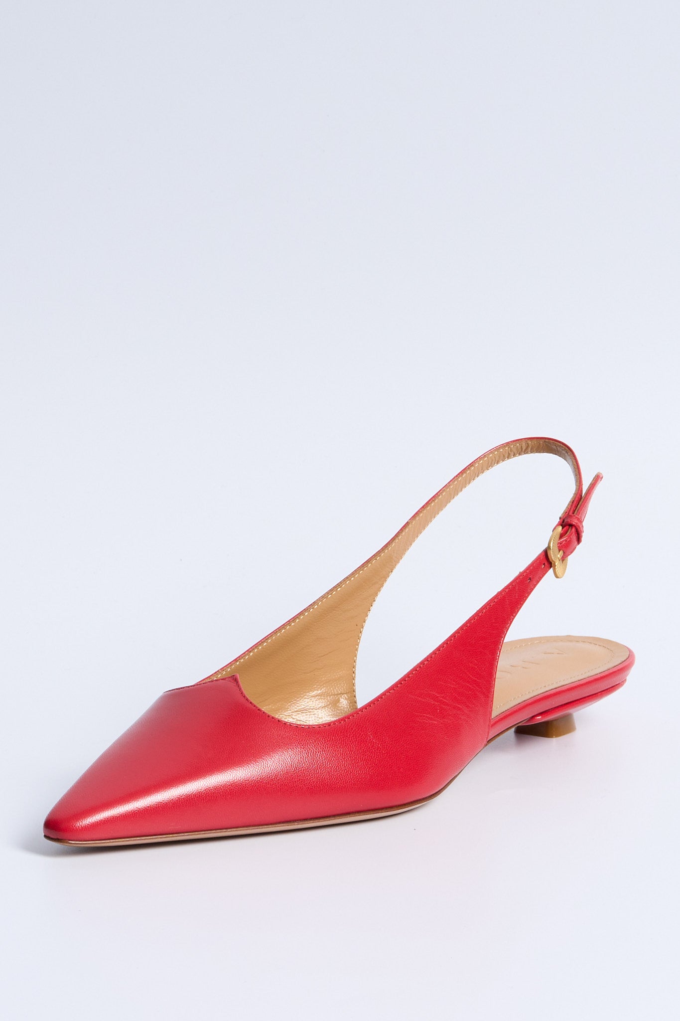 A.bocca Slingback Bassa Rosso Donna-6