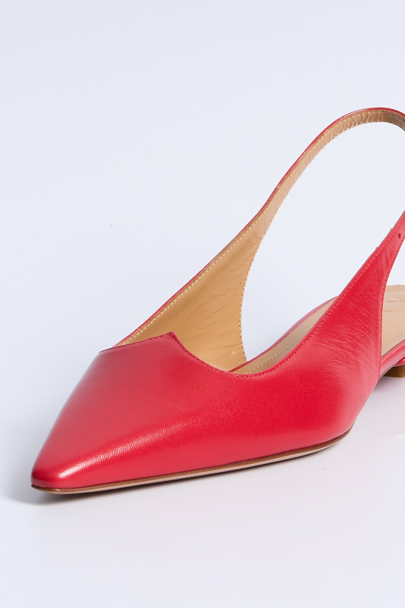 A.bocca Slingback Bassa Rosso Donna-2