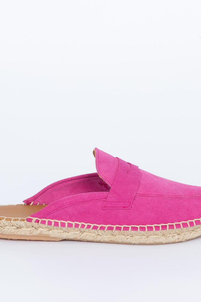 Abarca Espadrillas Fucsia Donna