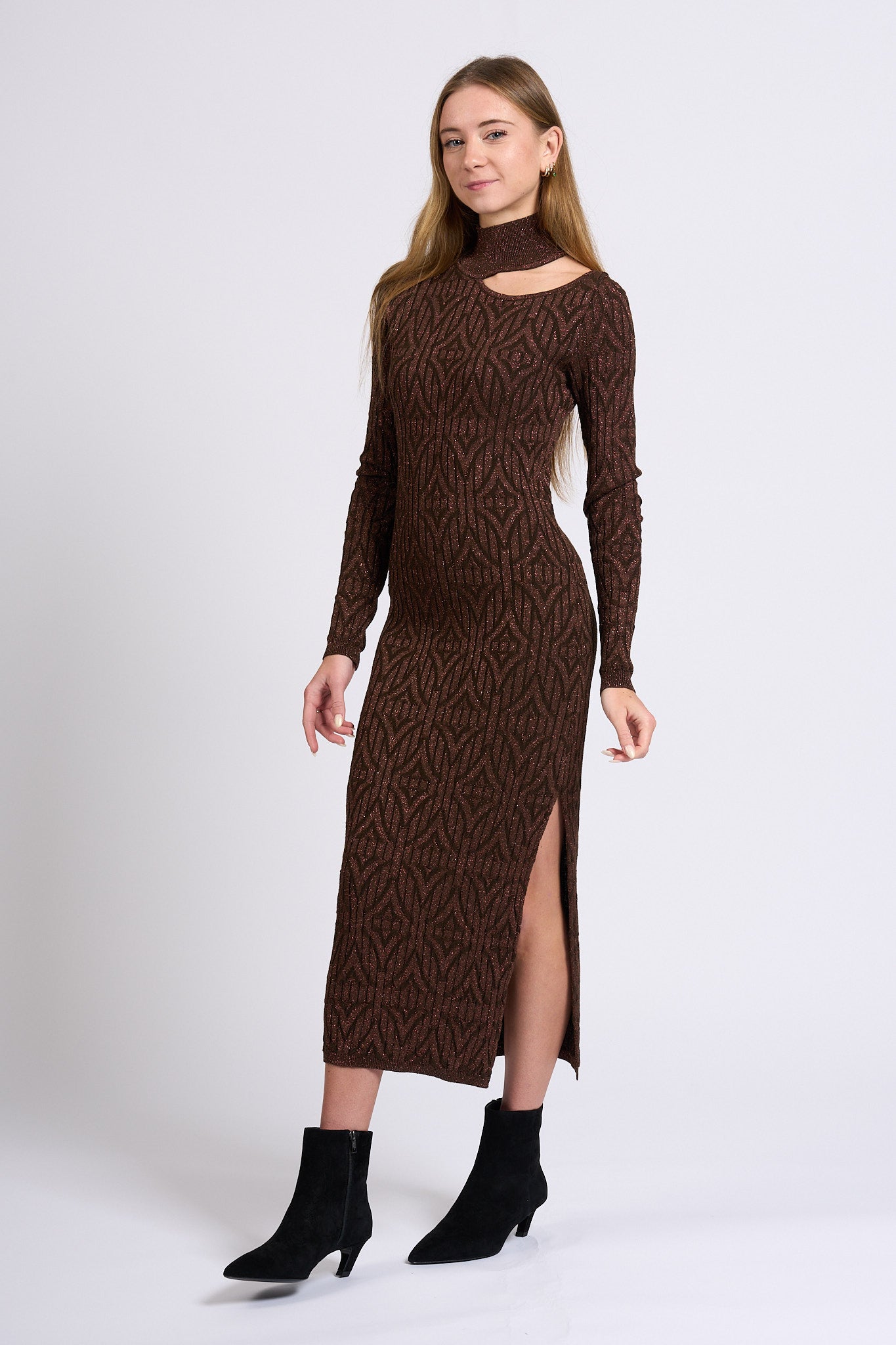 Akep Abito Dolcevita Moro Donna-3