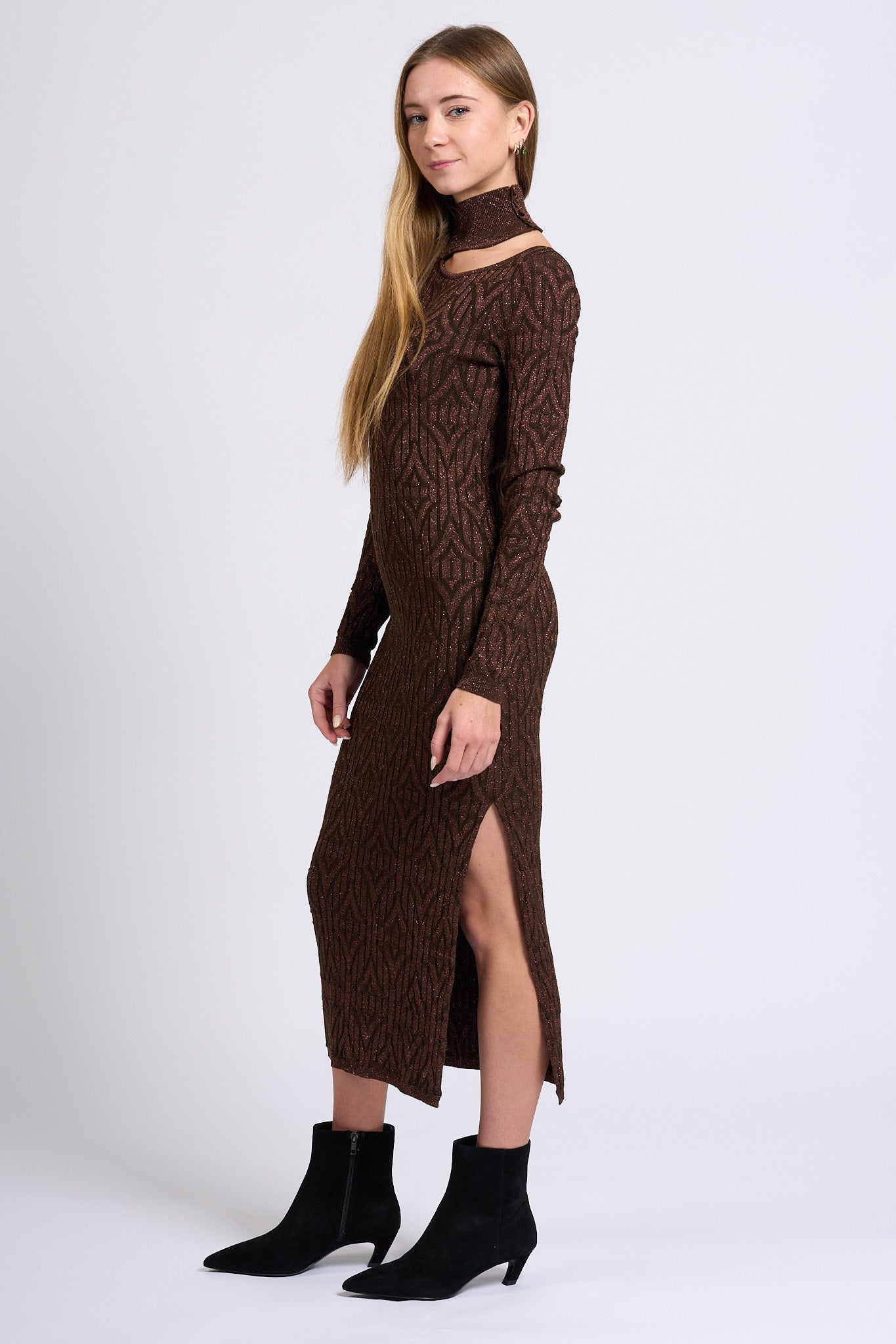 Akep Abito Dolcevita Moro Donna-5