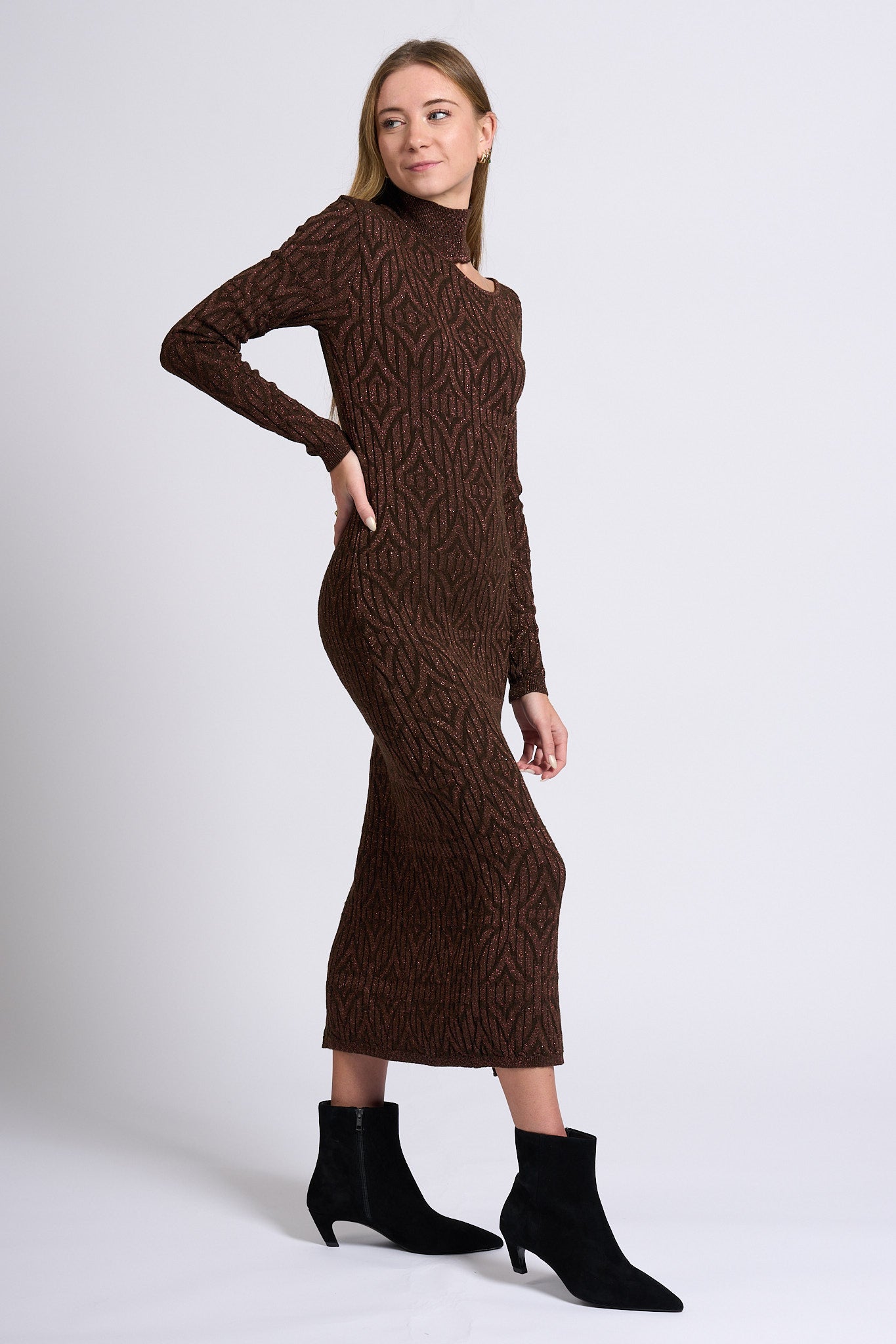 Akep Abito Dolcevita Moro Donna-8