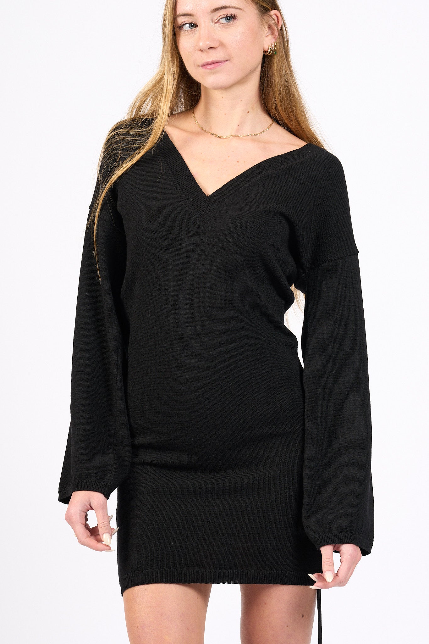 Akep Abito V Corto Nero Donna-5