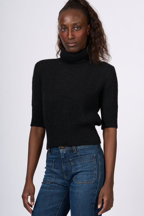 Akep Dolcevita Crop Nero Donna