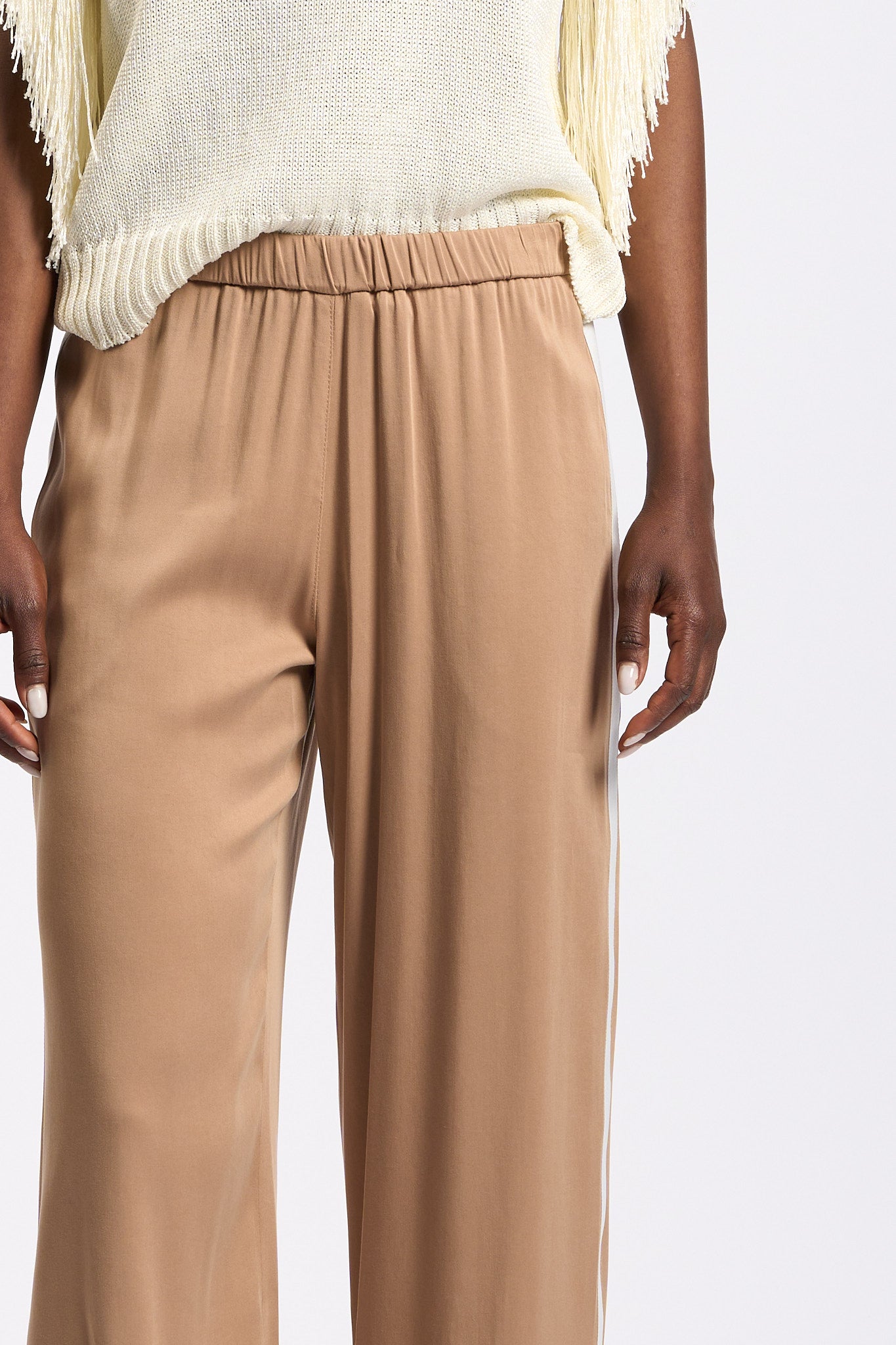 Akep Pantaloni Jogging Nocciola Donna-5