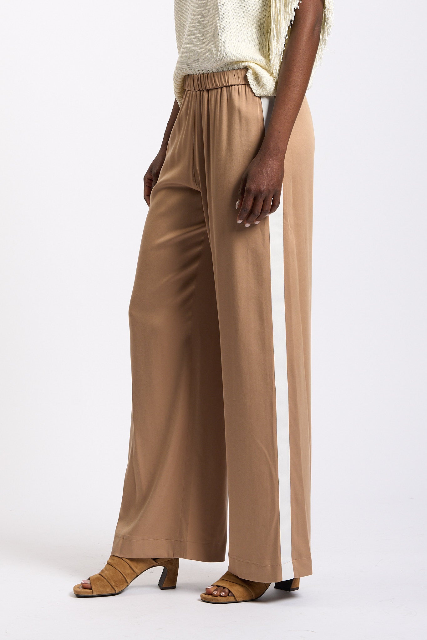 Akep Pantaloni Jogging Nocciola Donna-1
