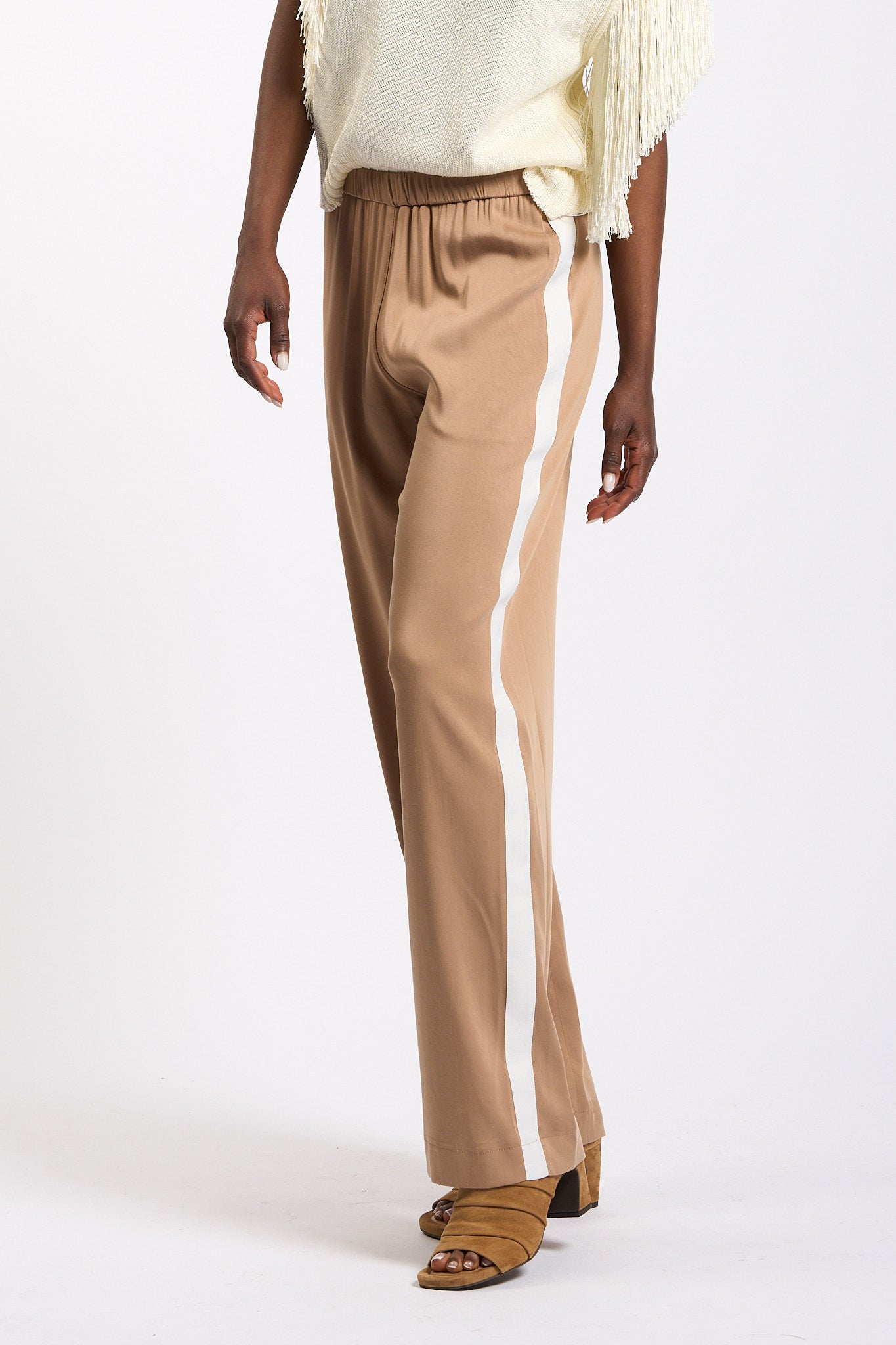 Akep Pantaloni Jogging Nocciola Donna-8