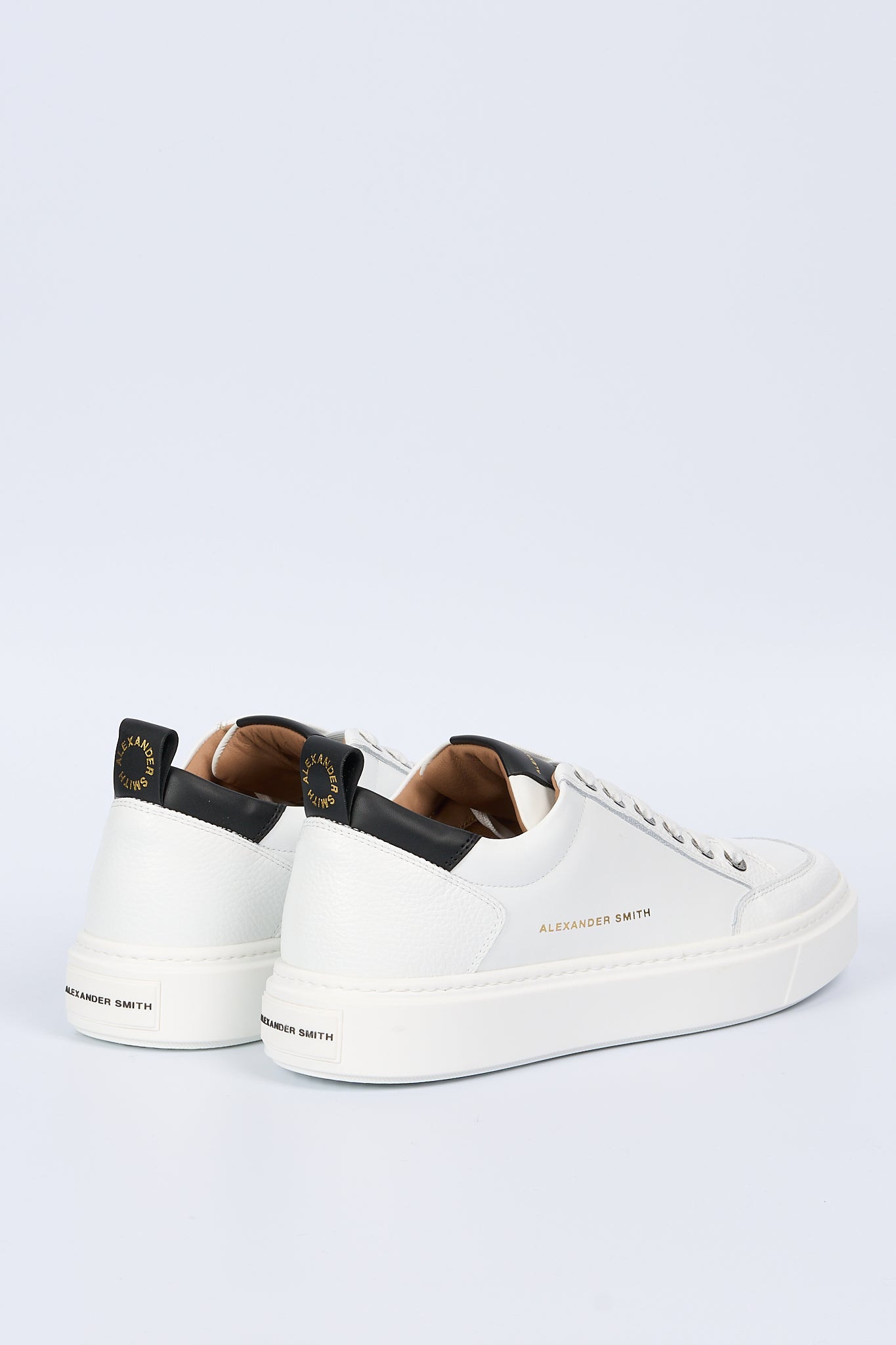 Alexander Smith Sneaker Bond Bianco/Nero Uomo-4