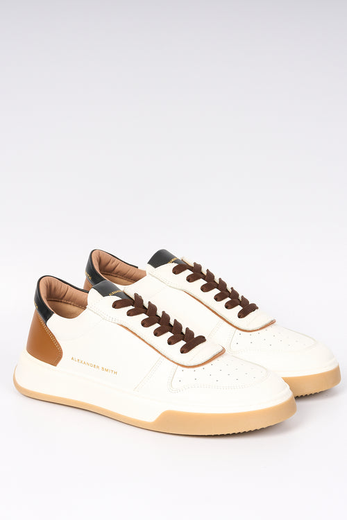 Alexander Smith Sneaker Harrow Bianco/Cuoio Uomo-2