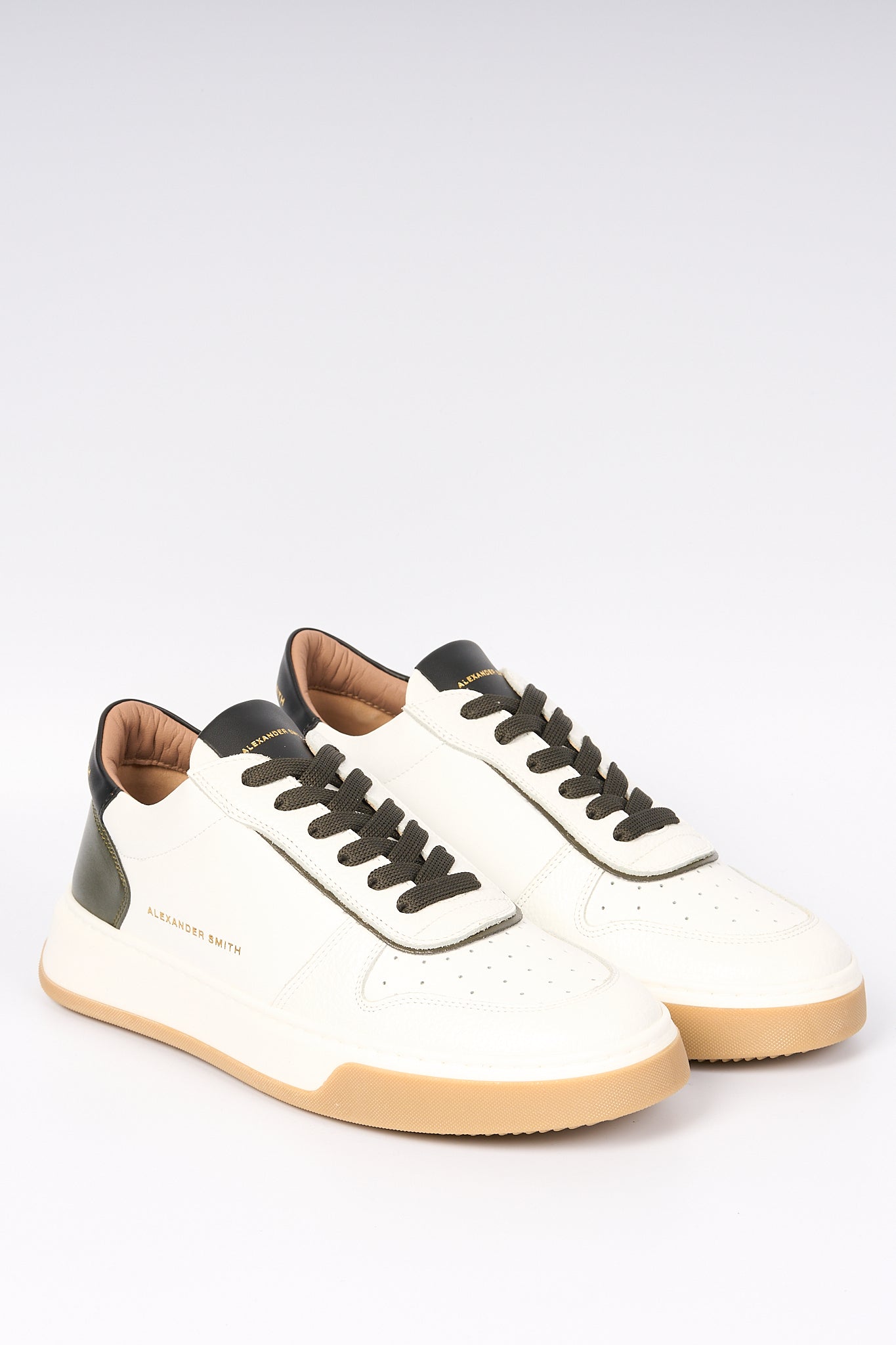 Alexander Smith Sneaker Harrow Bianco/Verde Uomo-2