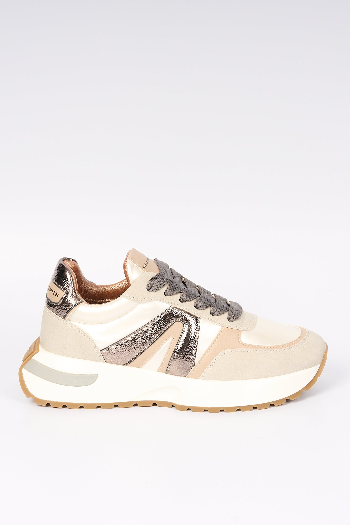 Alexander Smith Sneaker Hyde Crema Donna-1