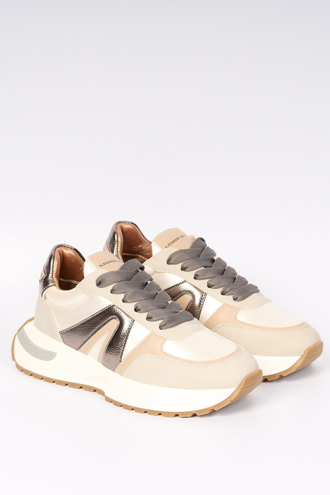 Alexander Smith Sneaker Hyde Crema Donna-6
