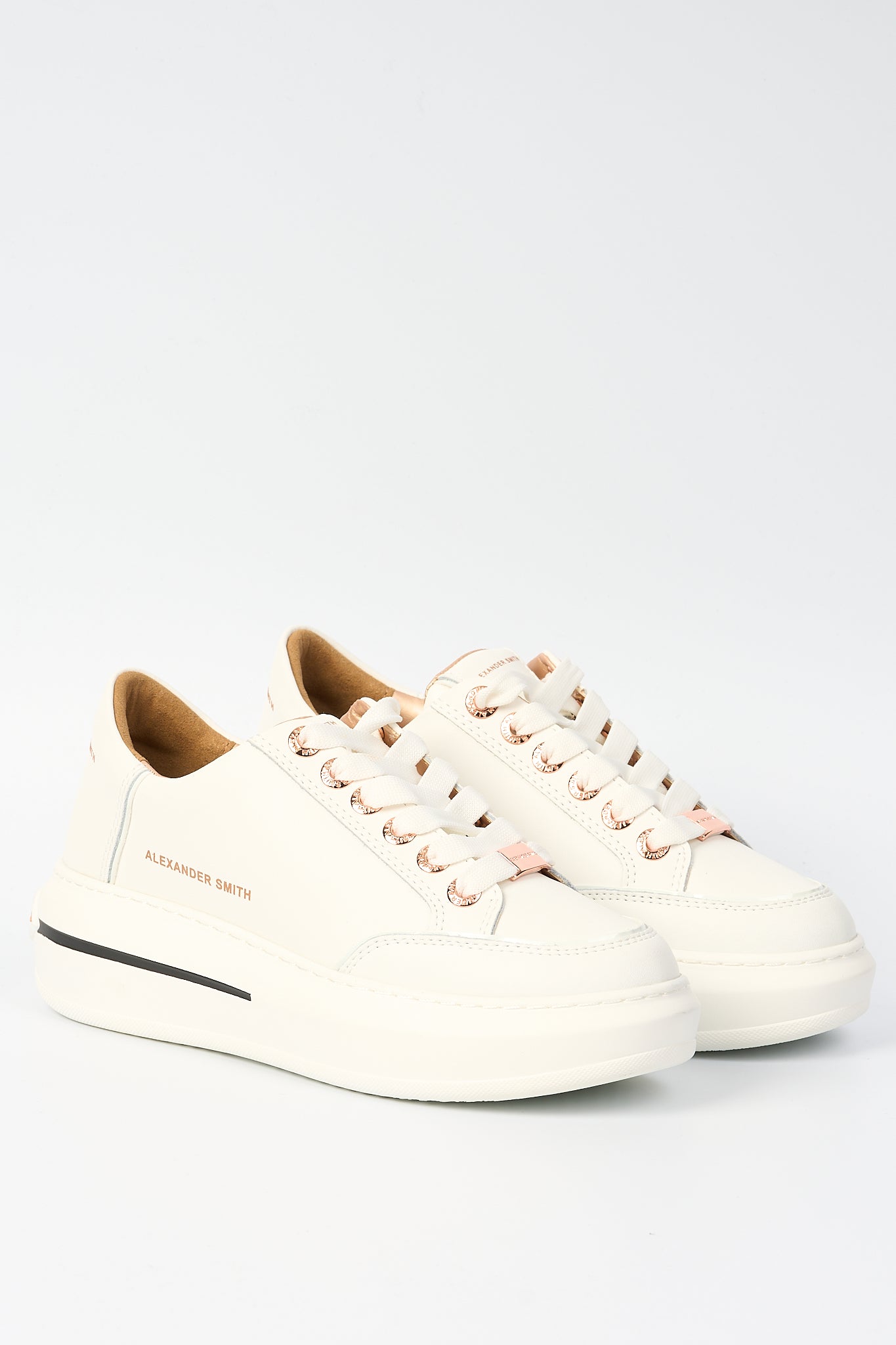 Alexander Smith Sneaker Lancaster Bianco Donna-5