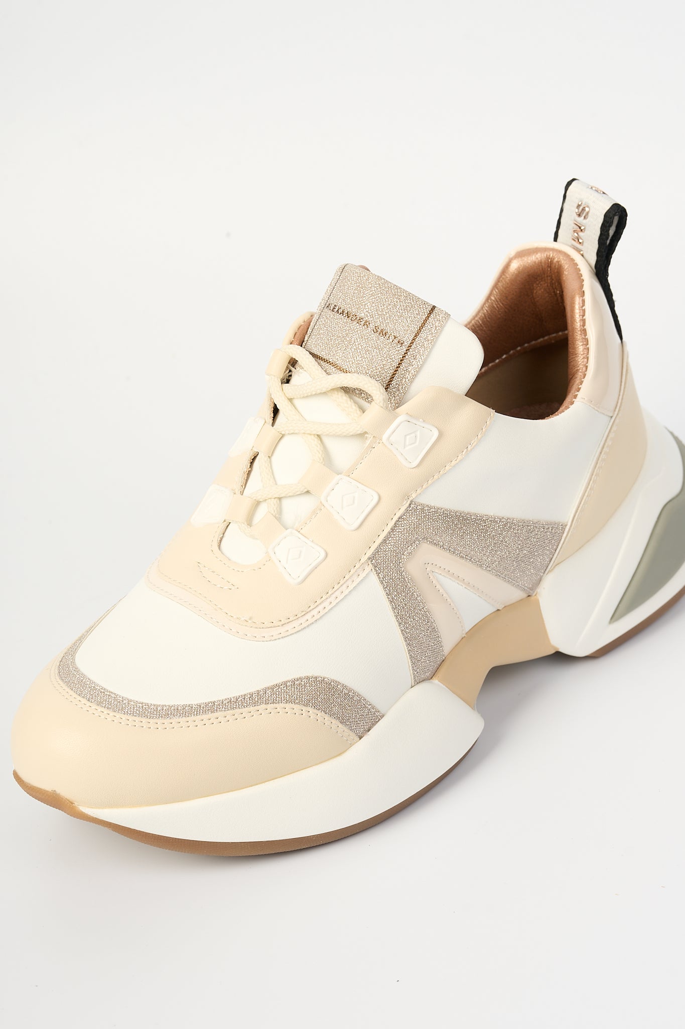 Alexander Smith Sneaker Marble Bianco/oro Donna-6