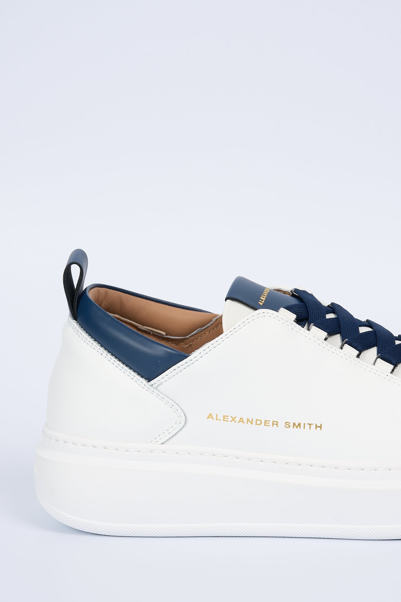 Alexander Smith Sneaker Wembley Bianco/Blu Uomo-2