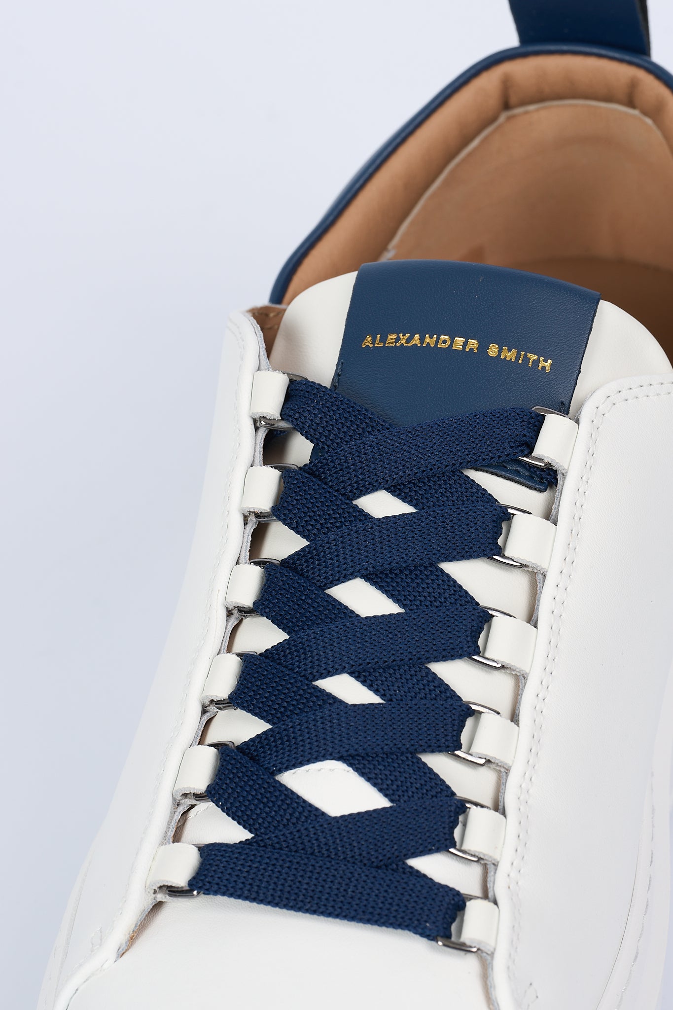 Alexander Smith Sneaker Wembley Bianco/Blu Uomo-6