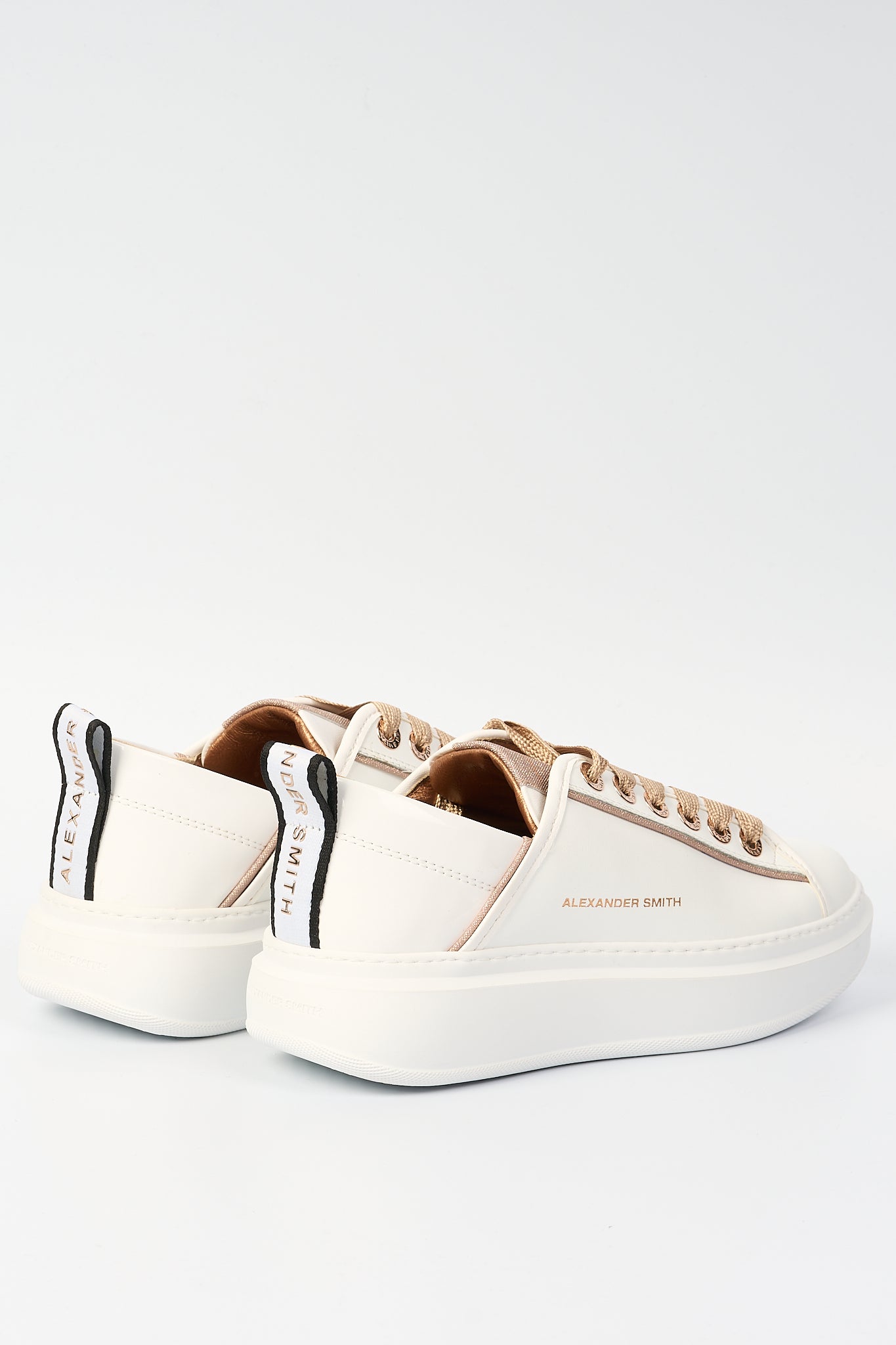 Alexander Smith Sneaker Wembley Bianco/rosa Donna-4