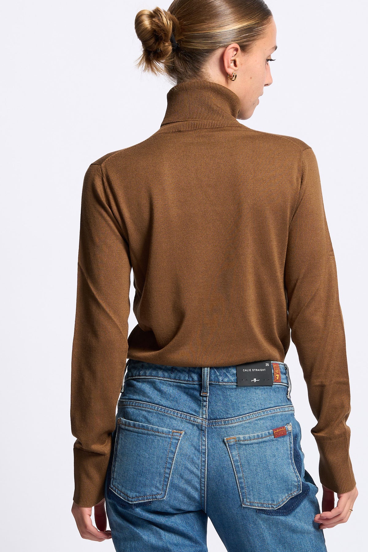 Alpha Dolcevita Seta Cashmere Donna color Tabacco-5