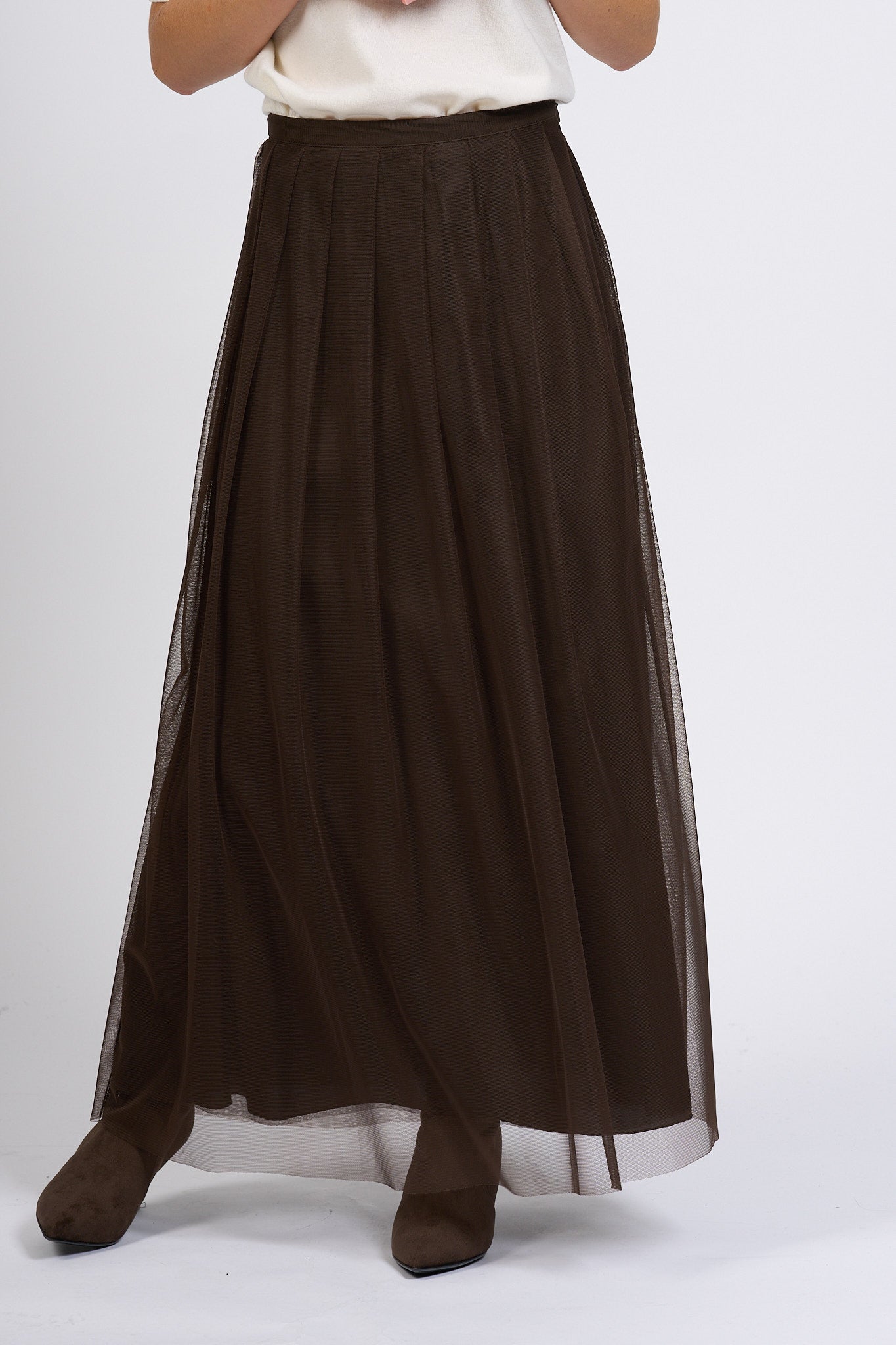 Alpha Gonna Tulle Moro Donna-10