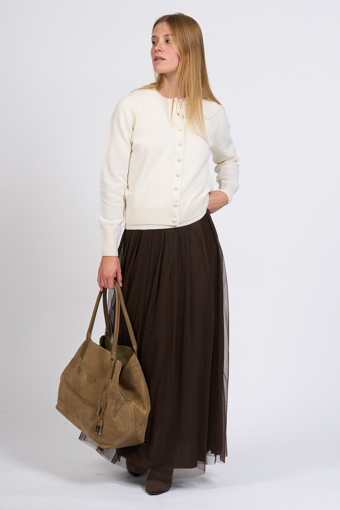 Alpha Gonna Tulle Moro Donna-4