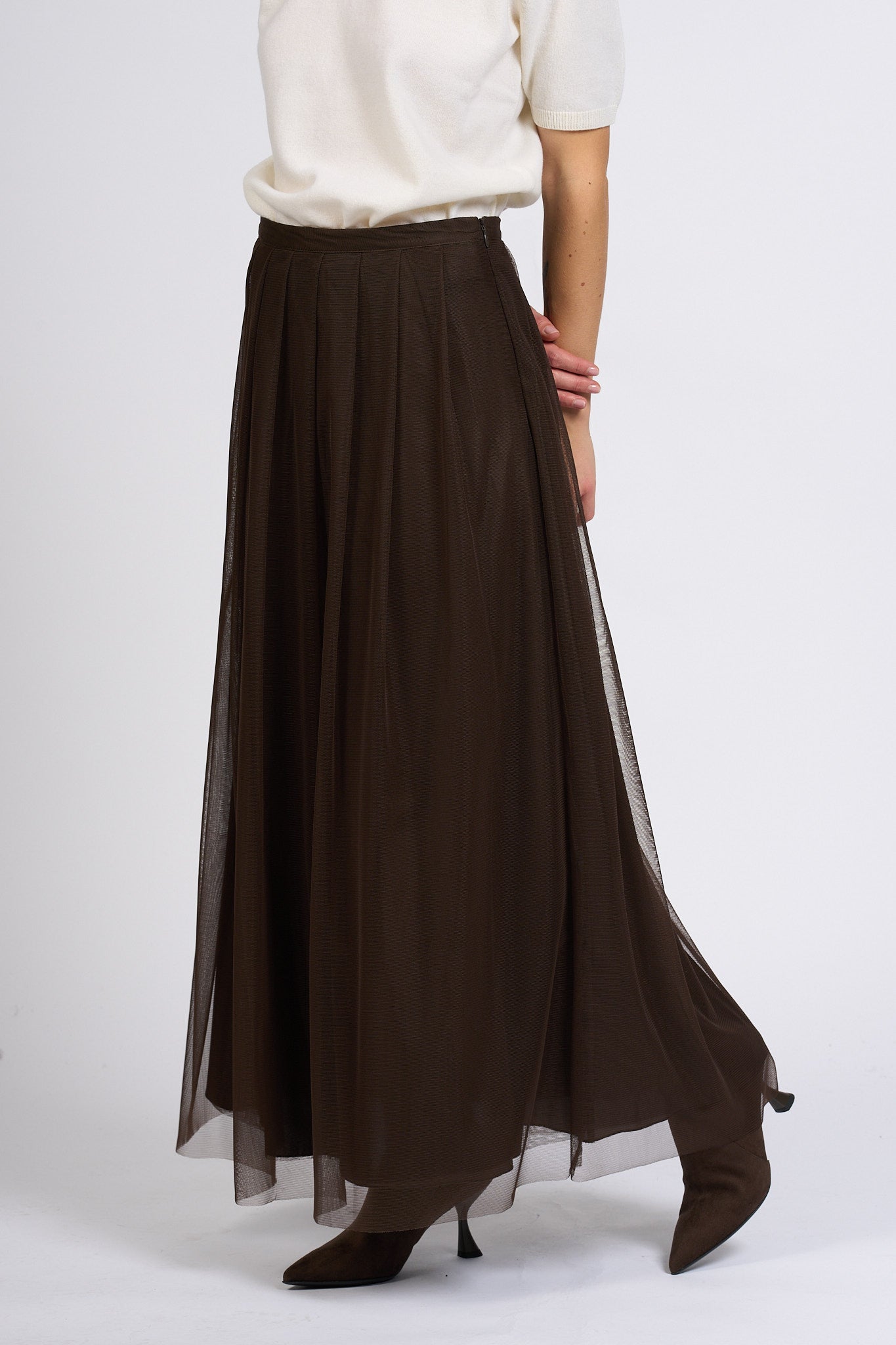 Alpha Gonna Tulle Moro Donna-8