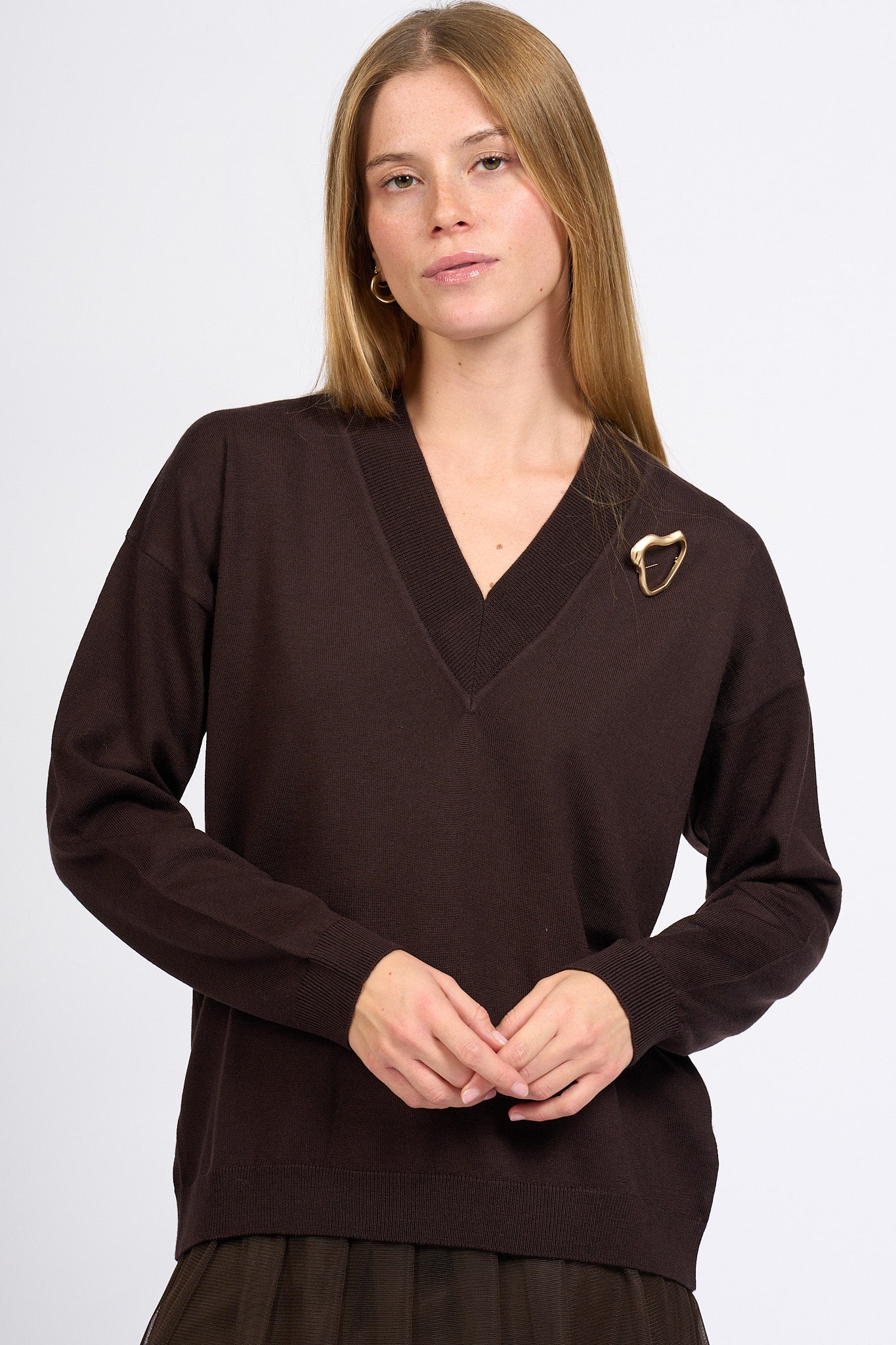 Alpha Maglia V Moro Donna-5