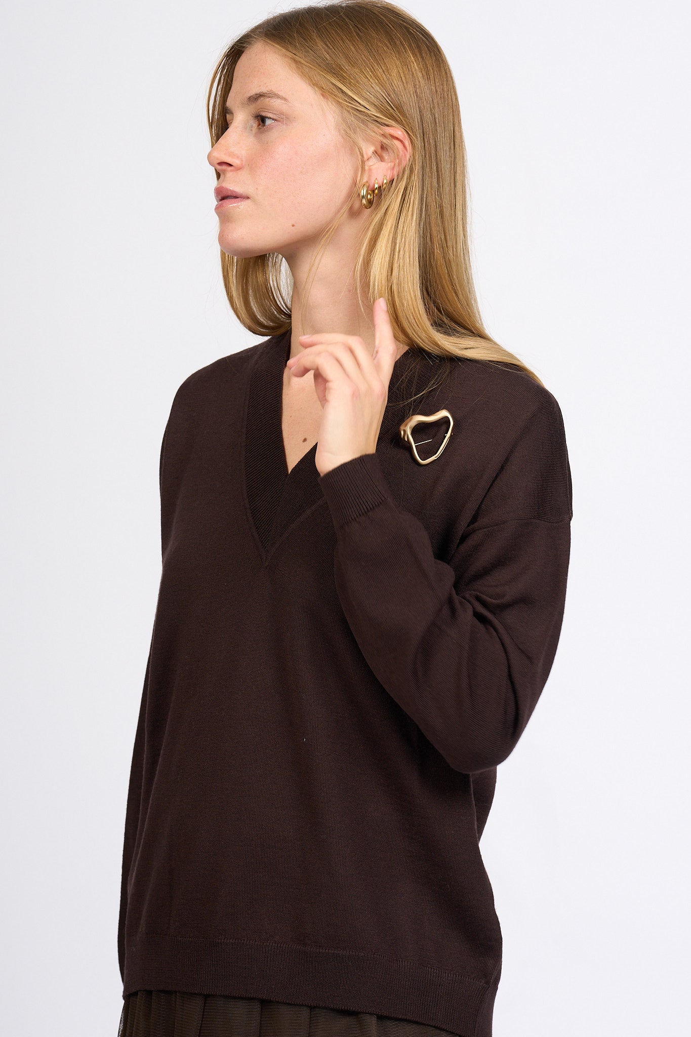 Alpha Maglia V Moro Donna-6