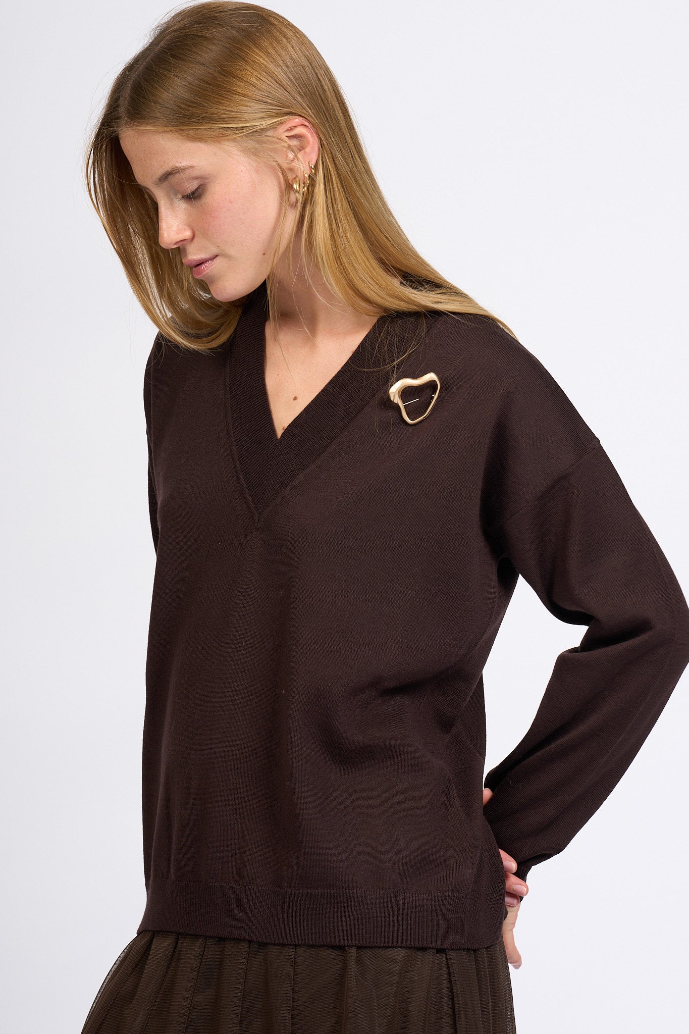 Alpha Maglia V Moro Donna-7