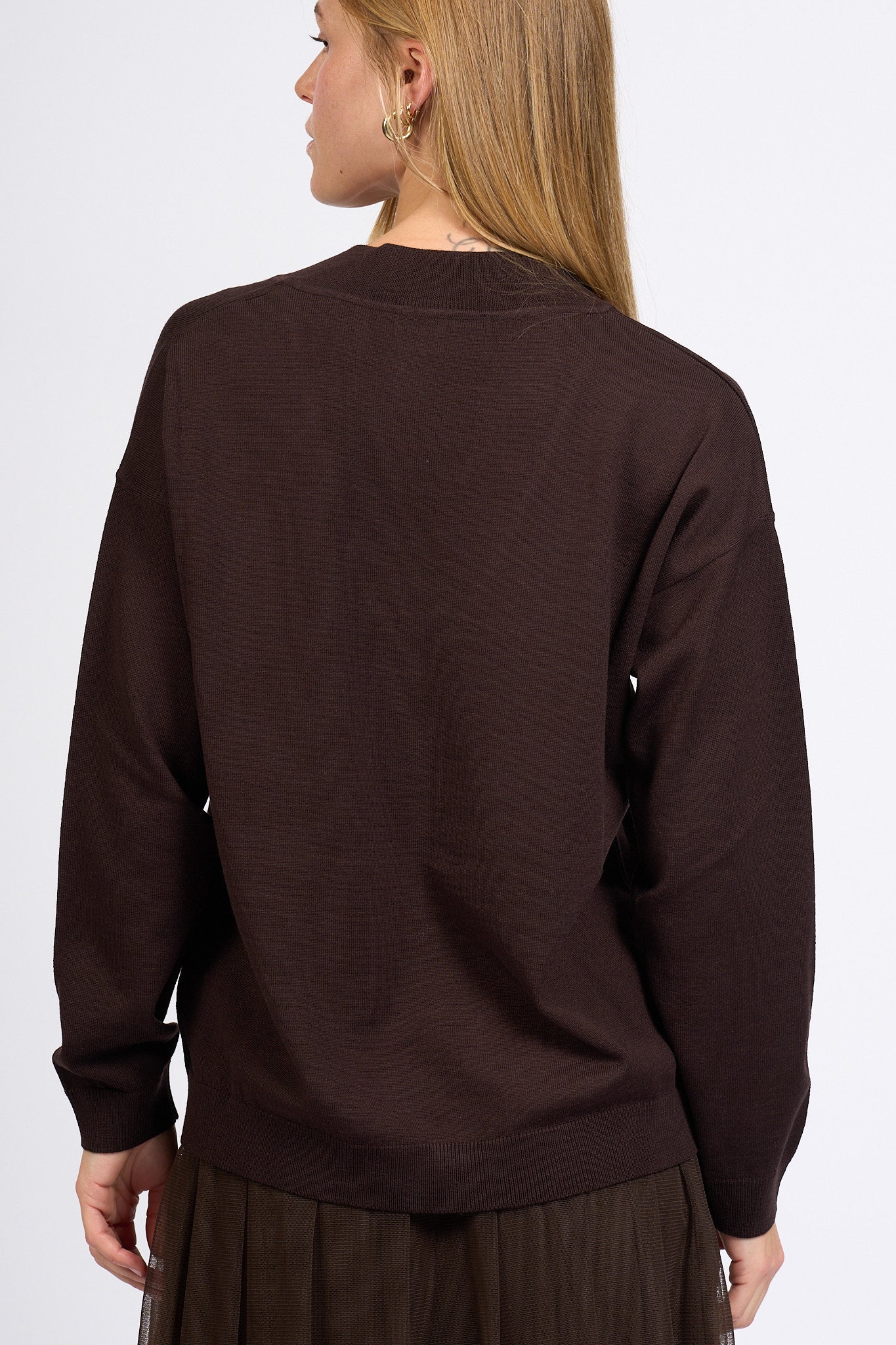 Alpha Maglia V Moro Donna-4