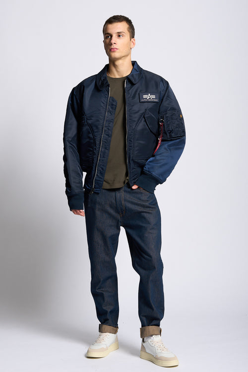 Alpha industries Giubbino Bomber CWU-45 Blu Uomo-2