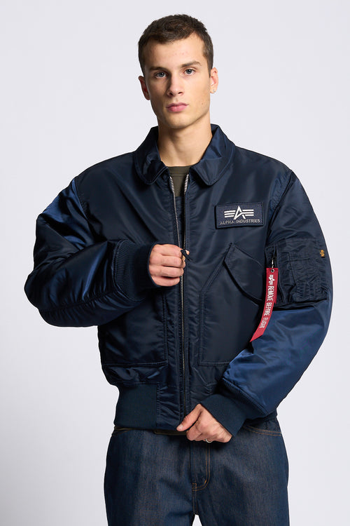 Alpha industries Giubbino Bomber CWU-45 Blu Uomo