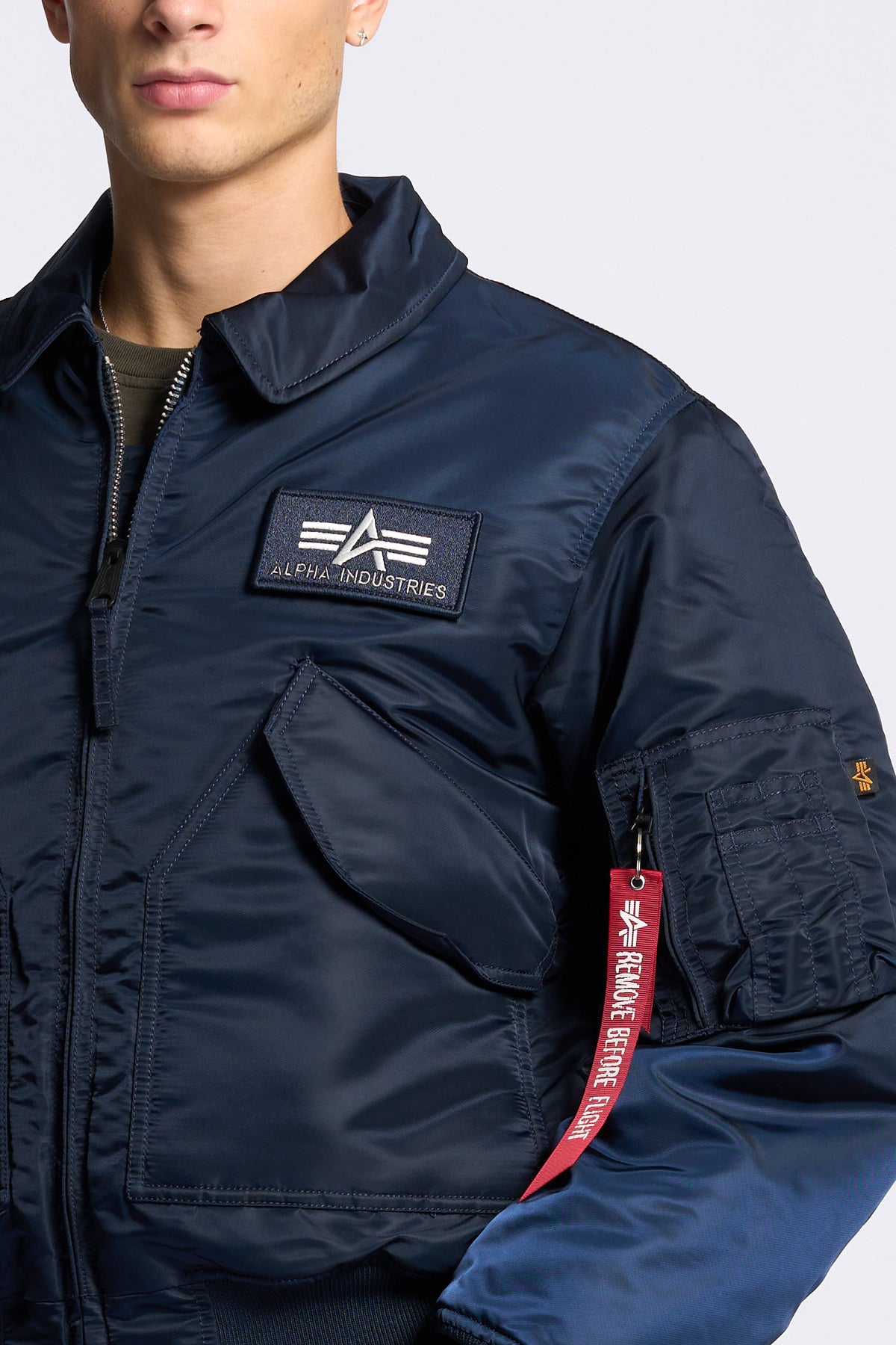 Alpha industries Giubbino Bomber CWU-45 Blu Uomo-5