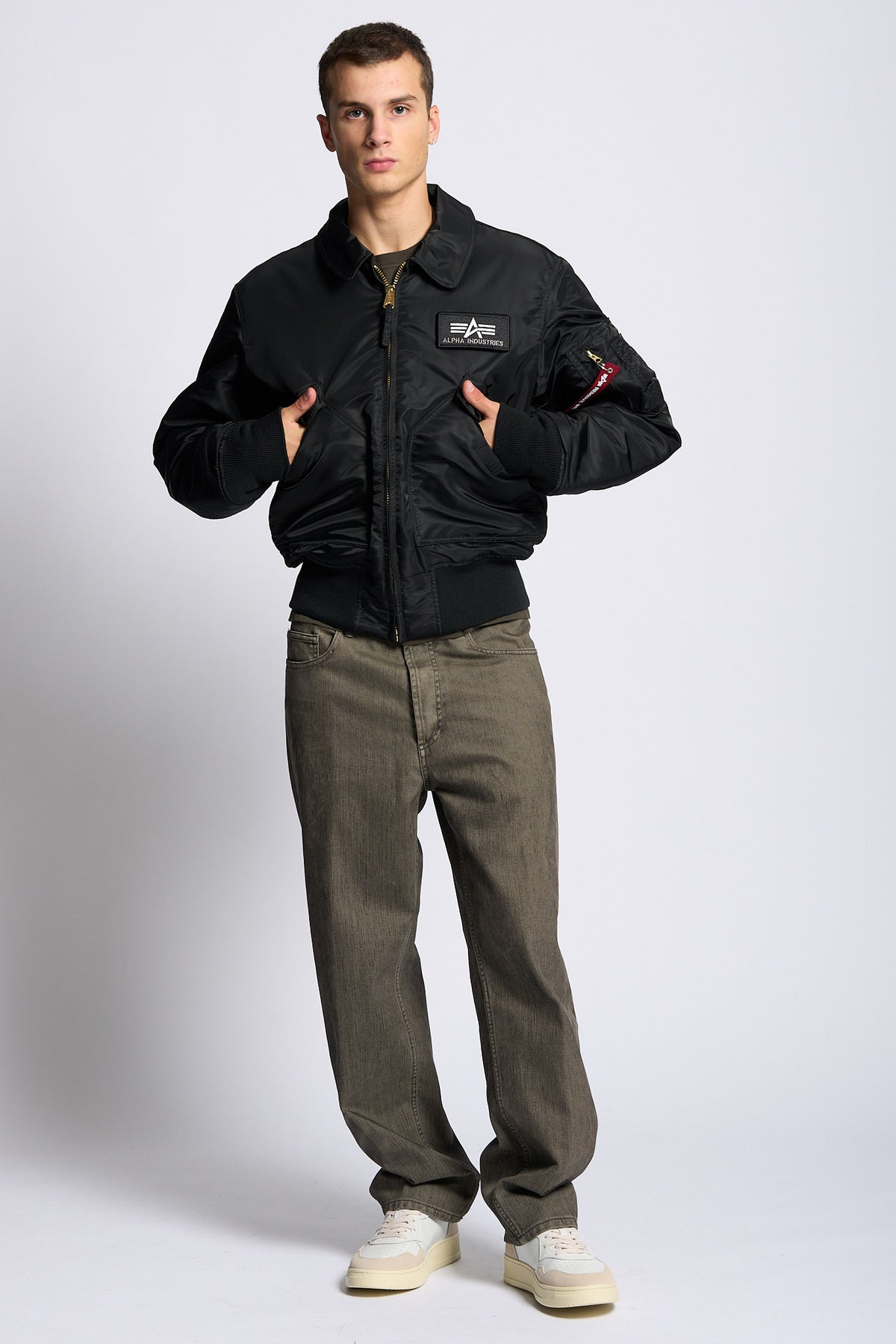 Alpha industries Giubbino Bomber MA-1 Heritage Nero Uomo-1