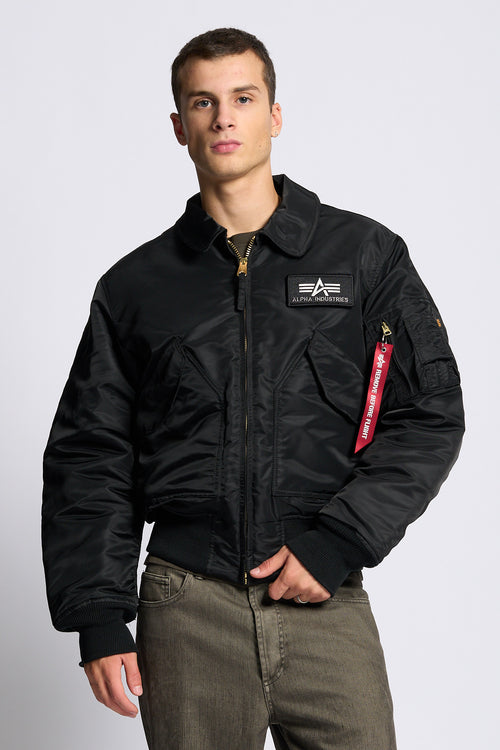 Alpha industries Giubbino Bomber MA-1 Heritage Nero Uomo-2