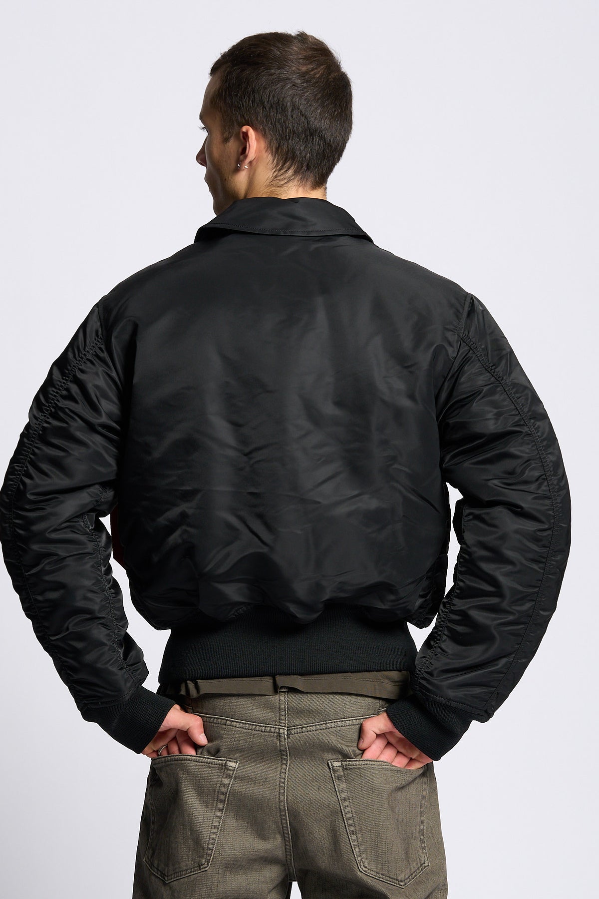 Alpha industries Giubbino Bomber CWU-45 Nero Uomo-4