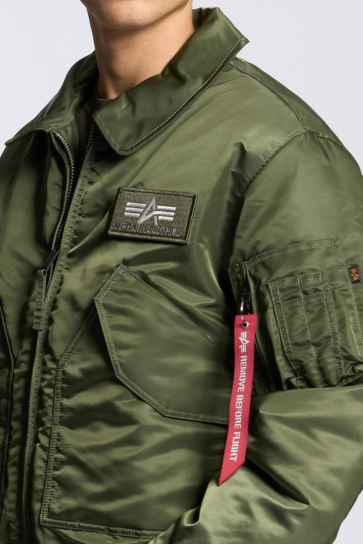 Alpha industries Giubbino Bomber CWU-45 Verde Uomo-3