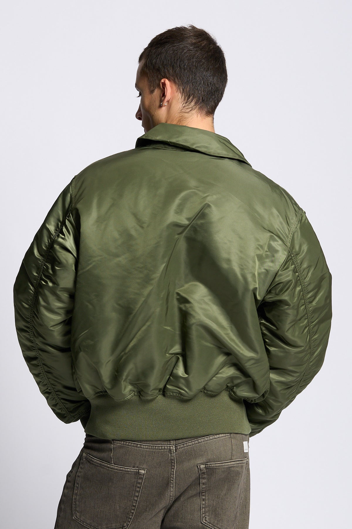 Alpha industries Giubbino Bomber CWU-45 Verde Uomo-4