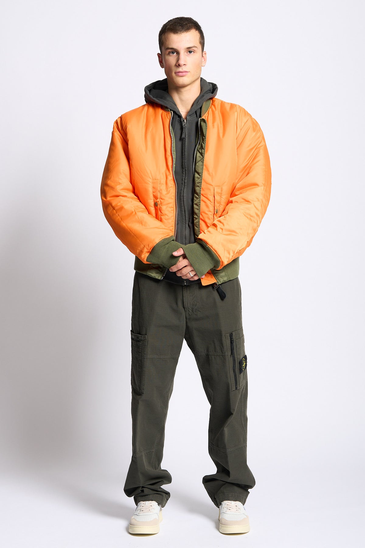 Alpha industries Giubbino Bomber Heritage MA-1 Verde Uomo-10