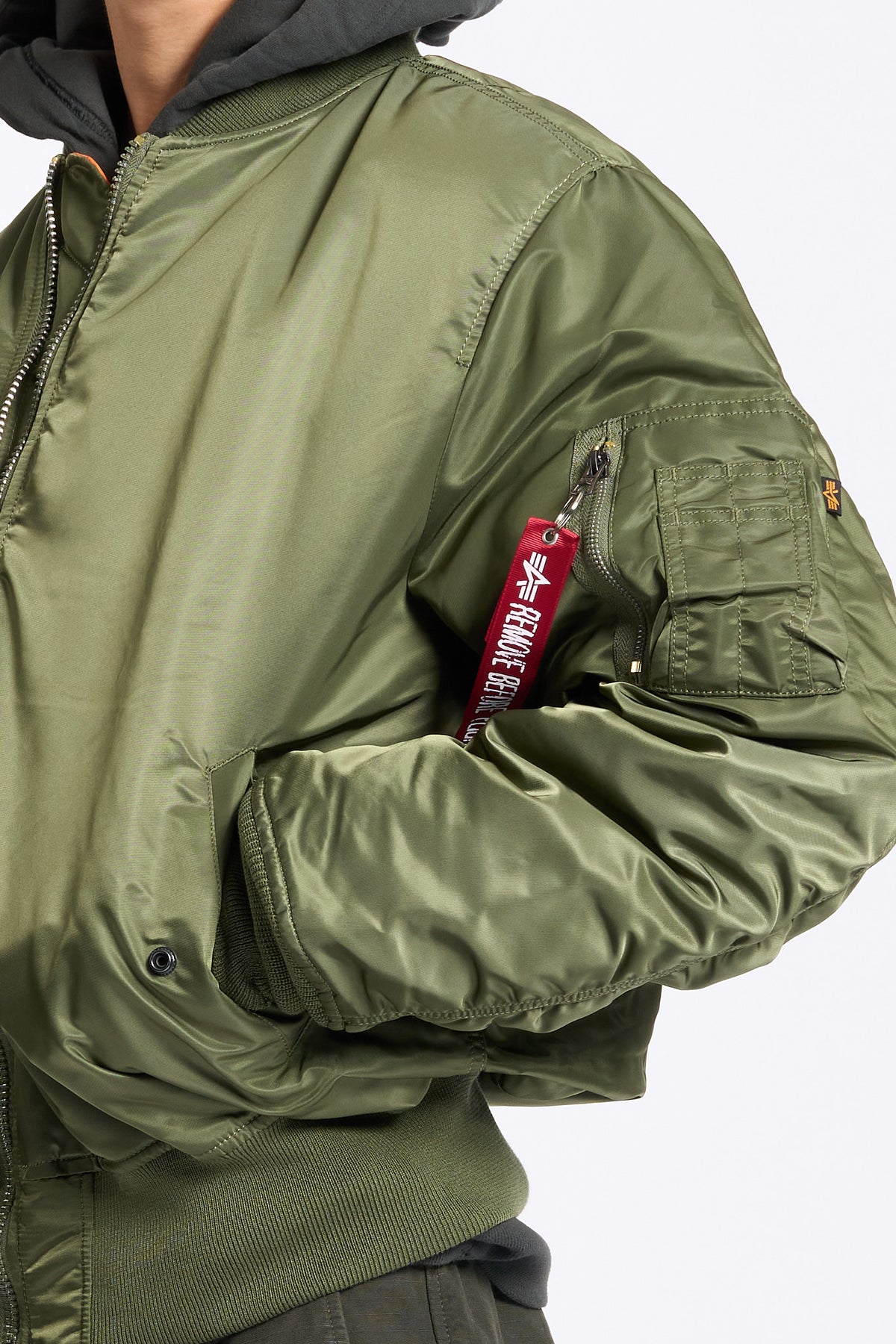 Alpha industries Giubbino Bomber Heritage MA-1 Verde Uomo-5