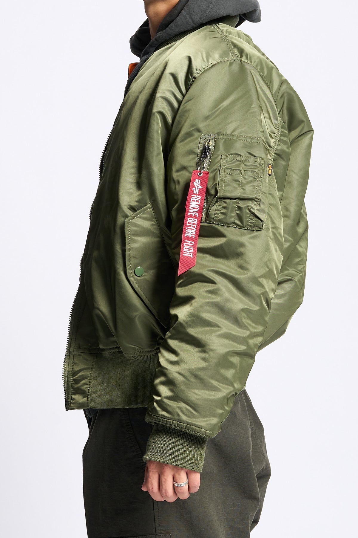 Alpha industries Giubbino Bomber Heritage MA-1 Verde Uomo-7