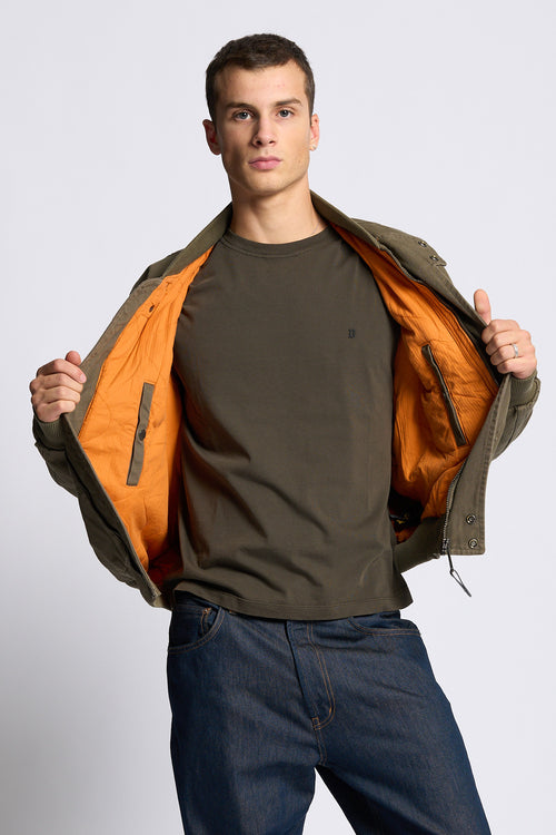 Alpha industries Giubbino Bomber MA-1 Canvas Verde oliva Uomo-2