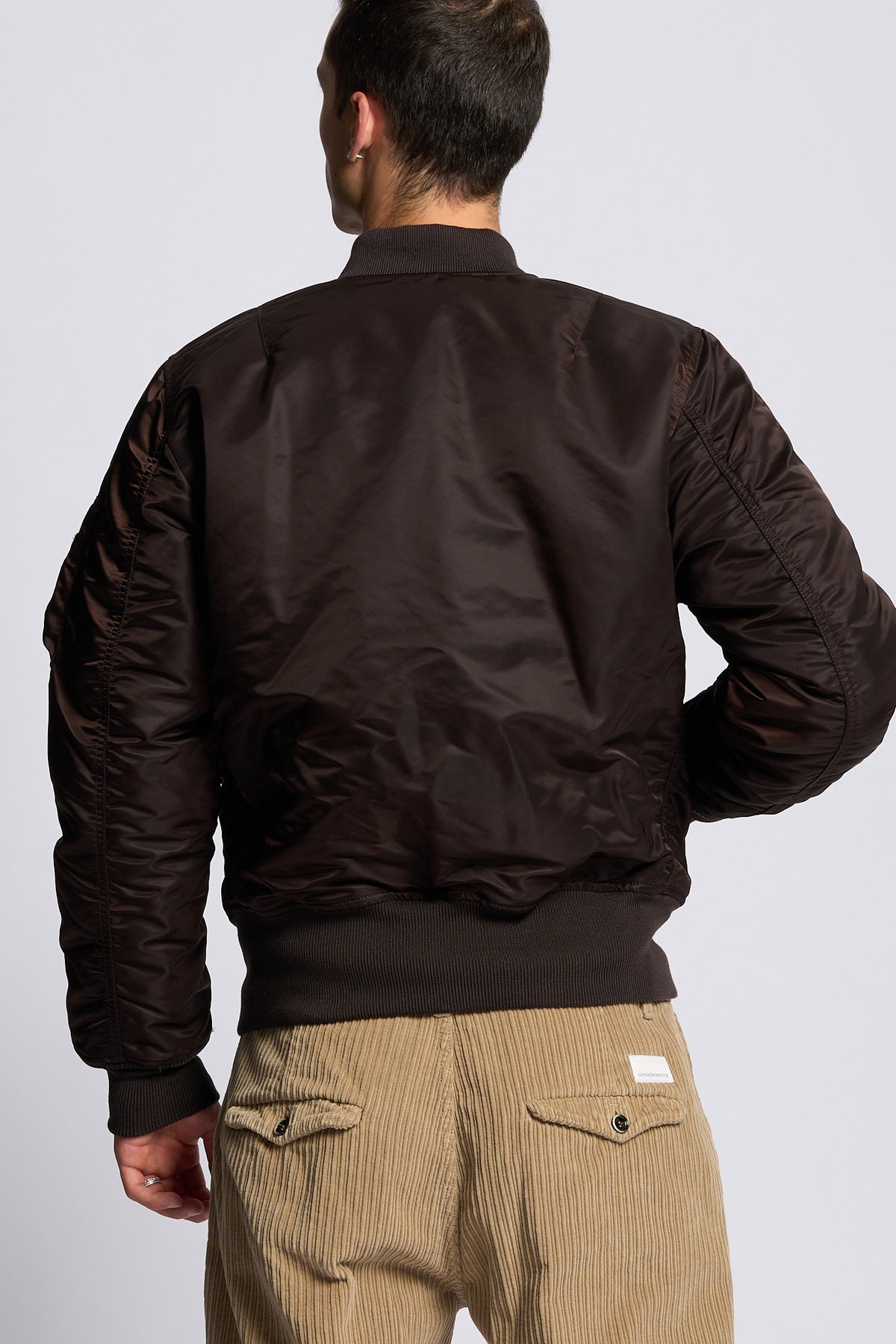 Alpha industries Giubbino Bomber MA-1 Heritage Marrone Uomo-7